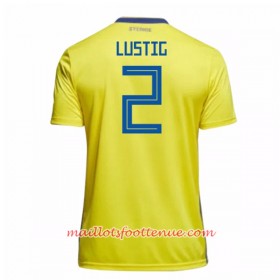 Maillot/Tenue Suède Lustig 2 Domicile Coupe du monde 2018